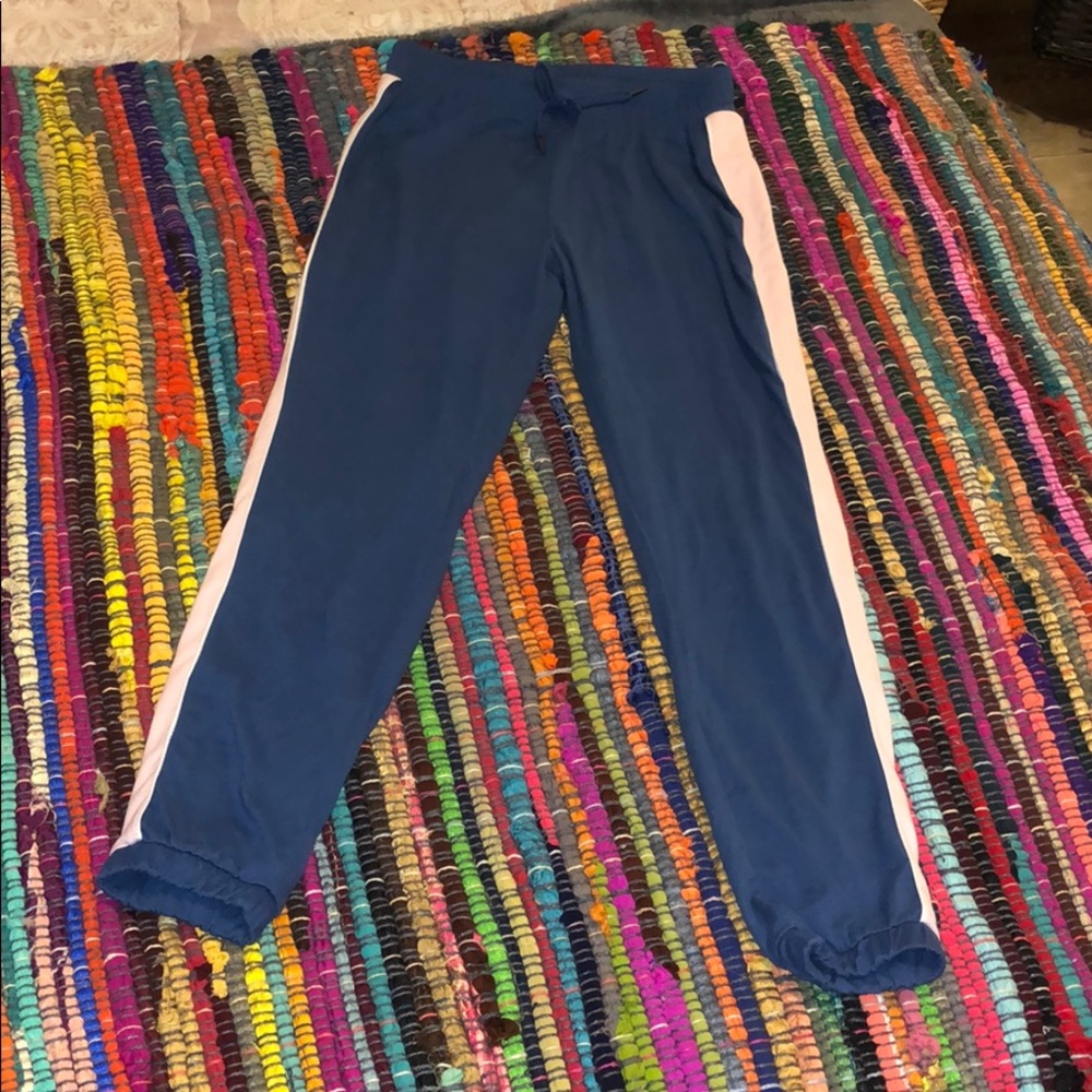 Blue + Light Pink Joggers
